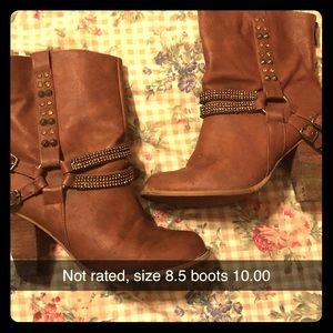 Not rated high heel boot size 8.5